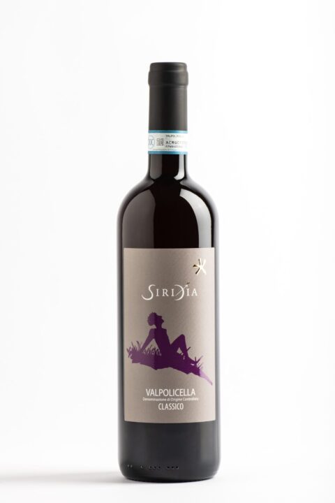 Bottiglia di Valpolicella classico Siridia