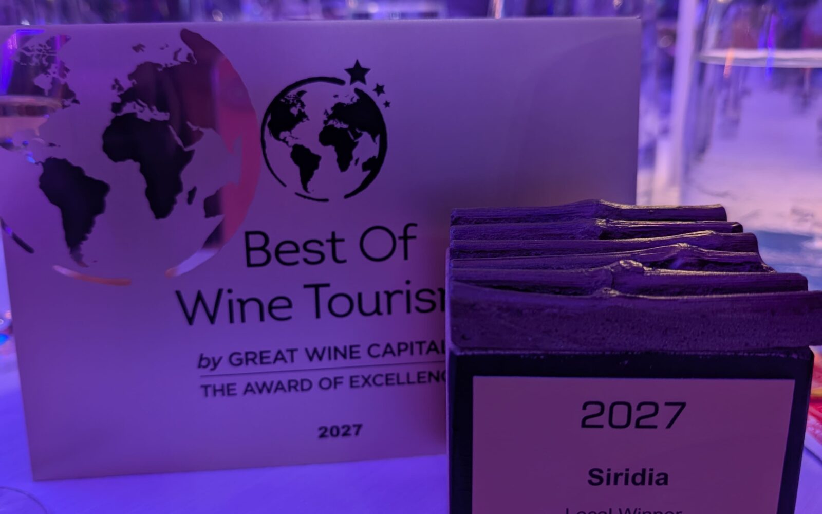 Cantina Siridia premiata al Best Of Wine Tourism 2027: l’innovazione incontra la Valpolicella