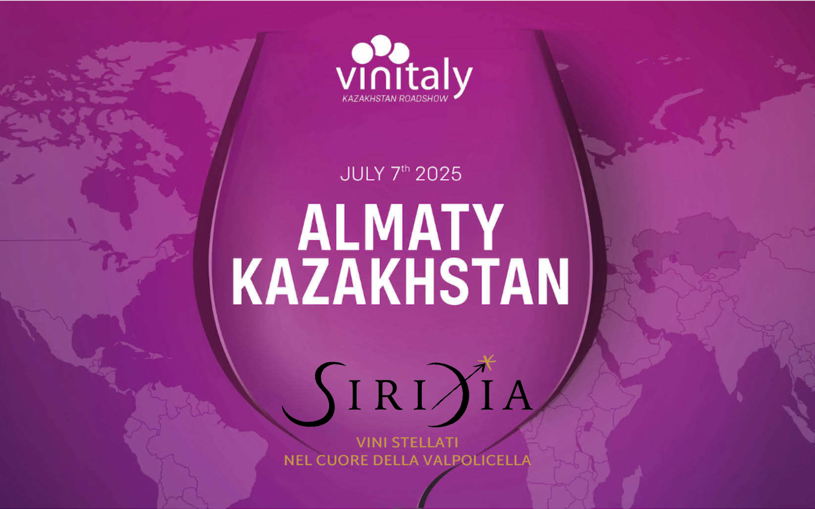 Siridia al Vinitaly Kazakhstan Roadshow: un ponte verso nuovi mercati