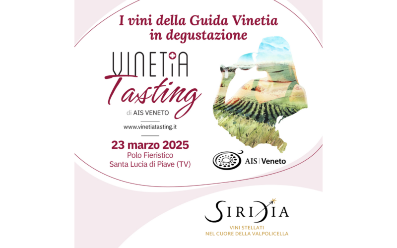 Cantina Siridia a Vinetia Tasting: l’evento di degustazione con le Cantine della guida AIS Vinetia